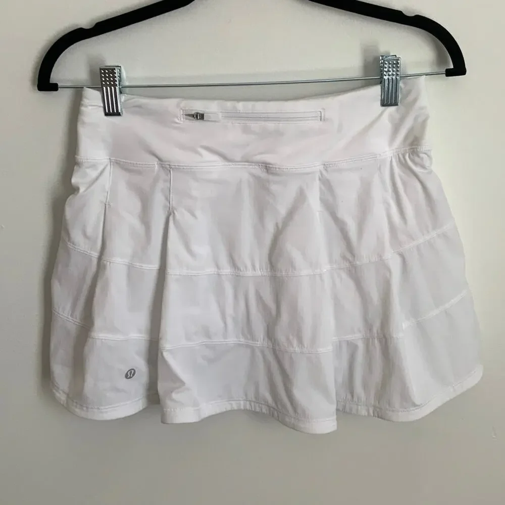 Lululemon Pace Rival Skirt (Tall) *4-way Stretch 15"White size 4 - Picture 8 of 8